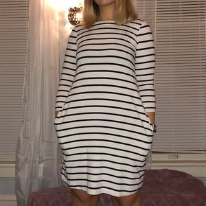 A New Day Midi Striped Dress *WITH POCKETS*